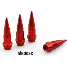 Viteksa Sibop Kapağı 4lü Sivri Mermi Kırmızı SİB005K
