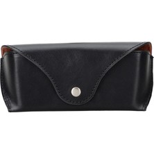 BloominBag Capri Onyx Black Hakiki Deri Gözlük Kılıfı