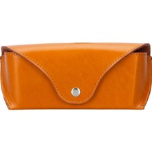 BloominBag Capri Warm Tan Hakiki Deri Gözlük Kılıfı