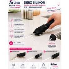 Arlina Home Kids 3in1 Fayans Derz Silikon Kazıyıcı Sıyırıcı ve Uygulayıcı Aparat
