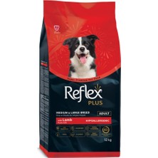 Reflex Plus Kuzu Etli Orta ve Büyük Irk Yetişkin Köpek Maması 12 kg