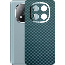 Kapps Redmi Note 14 Pro Plus ile Uyumlu Fiber Serisi Premium Arka Kapak Kaplama(Kenarlar Yoktur!)