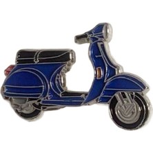 Vespa Px Rozet - Pin *mavi*/ Vespıssımo