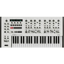 Udo Audio Dmno White 8 Voice Hybrid Synthesizer Hibrit Analog Synthesizer