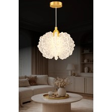 Luna Lighting Katerina Model Gold Kaplama Metal Salon Mutfak Oturma Yatak Odası Modern LED Sarkıt Avize