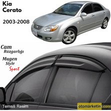 Carmind Kia Cerato Mugen Cam Rüzgarlığı 2003-2008
