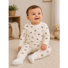 Gültekin Bebe Bubbles Coconut Baskılı Penye Ikili Takım 6-18 Aylık -BAY7029202 - Bej