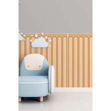 S Digital Panel Görünümlü Duvar Sticker -Çocuk/bebek Odası, Salon/antre Uyumlu Dekoratif Folyo -10 Renk Seçeneği - Kendinden Yapışkanlı Pvc Folyo