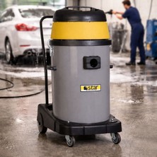 Star Makina Islak ve Kuru Elektrikli Süpürge 602 Wd Plastik Çift Motorlu