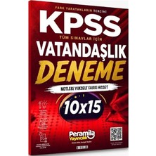 Akm Kitap Kpss Vatandaşlık 10 Deneme Peramila Yayınları