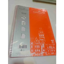 Faber Castell 120 Yaprak Karelı Notebook Defter A4 Spırallı