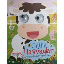 Oynayan Gözlü Boyama Kitabı – Çiftlik Hayvanları