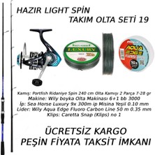 Av Dünyam Hazır Lıght Spin Takım Olta Seti 19