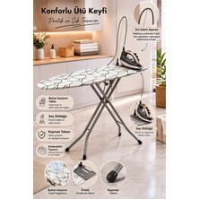 Perilla Kate Present Kaymaz Tabanlı Ütü- Kablo Askı Aparatlı Ütü Masası 38X155 cm