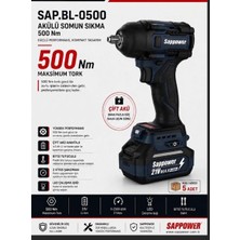 Sappower SAP-BL-0500 Akülüsomun SIKMA500NM
