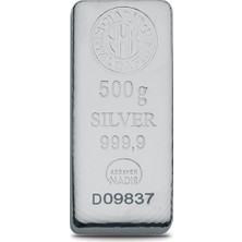 Harem Altın 500 Gram Gümüş Külçe