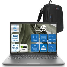 Hp Zbook 8 x G2I Ws Intel Core Ultra7 356H Aı 96GB Ddr5 512GB SSD 8GB/RTXPRO1000 Blackwell 16 "WUXGA(1920X1200)IPS 400NIT %100 Srgb Freedos Taşınabilir Mobil Iş Istasyonu WSDN9T2ESF32+ZETTAÇANTA