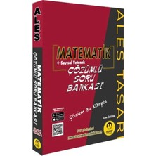 Tasarı Ales Matematik Sayısal Yetenek Soru Bankası Çözümlü