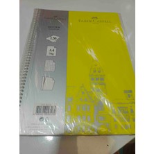 Faber Castell 120 Yaprak Karelı Notebook Defter A4 Spırallı