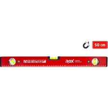 Rox 0348 Mıknatıslı Alüminyum Su Terazisi 50 cm