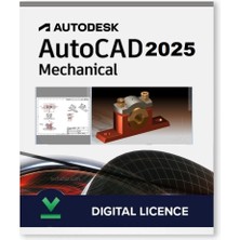 Autodesk AutoCAD Mechanical 2025 (Windows) - 1 Pc 2 Yıl Serial Kod Full Sürüm