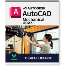 Autodesk AutoCAD Mechanical 2027 (Windows) - 1 Pc 2 Yıl Autodesk Serial Key