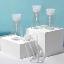 Ellea Nail Aseton Şişesi Şeffaf Renkboş Çok Amaçlı Kullanım Cleaner Cleanser Vb Ürünler Için Pratik Şişe