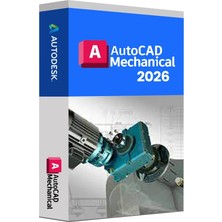 Autodesk Autocad Mechanical 2026 (Windows) - 1 Pc 3 Yıl Serial Kod Full Sürüm
