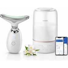 Philips HU1510/04 Smart 1000 Serisi Kompakt Hava Nemlendirici + Yüz Masaj Aleti Hediye