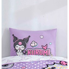 Taç  Zorluteks Kuromi Model % 100 Pamuk Kumaş  Yastık Kılıfı 50X70 cm