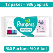 Prima Sensitive Islak Havlu Mendil 52X18 936 Yaprak