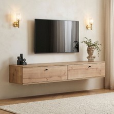Rani Mobilya Rani Home Tv Ünitesi Safir Meşe 160 cm AA-5832