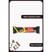 Ülker Çikolatalı Gofret Bitter - 36 gram - 144 Adet