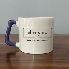 Mor Mürekkep Dayı - Baba Gibi Ama Daha Coolmor Kulplu Prime Babalar Günü Hediyesi Bardak Kupa Fincan Mug