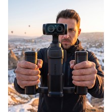 Yadu INSTA360 Luna Ultra Uyumlu Çift El Tutucu Sinematik Rig