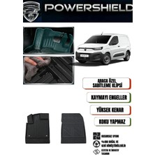 POWERSHIELD Citroen Berlingo Panelvan 2019 ve Sonrası Uyumlu Araca Özel Premium 5D Havuzlu Oto Paspas Takımı