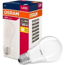 Alvera E-27 8,5W Sarı LED Ampul