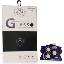 Alvera iPhone 14 Pro Max Bilvis Titan Kamera Lens - Gold