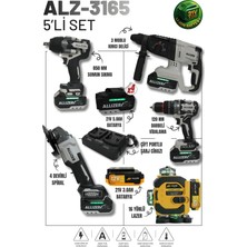 Allizer ALZ-3165 21V 5.0AH Akülü 5'li Set