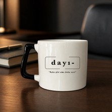 Mor Mürekkep Dayı - Baba Gibi Ama Daha Coolsiyah Kulplu Prime Babalar Günü Hediyesi Bardak Kupa Fincan Mug
