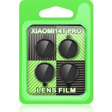 Alvera Mi 14T Pro Raze Metal Kamera Lens - Siyah