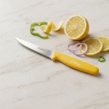 Aryıldız Dişli Sebze Bıçak 11 cm Sarı
