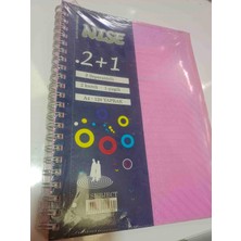 Nise Nıse 2 Karelı 1 Cızgılı A4 Spırallı 120 Yaprak Spırallı