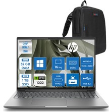Hp Zbook 8 x G2I Ws Intel Core Ultra7 356H Aı 32GB Ddr5 1tb SSD 8GB/RTXPRO1000 Blackwell  16 "WUXGA(1920X1200)IPS 400NIT %100 Srgb WIN11PRO Taşınabilir Mobil Iş Istasyonu WSDN9T2ESP13+ZETTAÇANTA