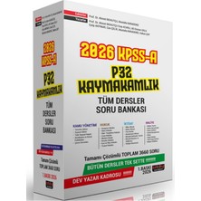 Savaş Yayınevi Kpss A P32 Kaymakamlık Tüm Dersler Soru Bankası 2026