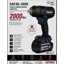 Sappower SAP-BL-2000 Akülü Somun Sıkma 3/4