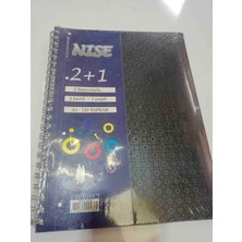 Nise Nıse 2 Karelı 1 Cızgılı A4 Spırallı Defter 120 Yaprak