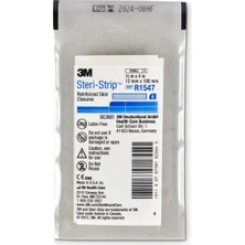 Alvera Steril Strip Dikiş Bandı 12 x 100 mm Yara Kapatma Bandı Cilt Sabitleyici Strip 6'lı 5 Paket
