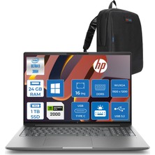 Hp Zbook x G2I Ws Intel Core Ultra9 386H Aı 24GB Ddr5 1tb SSD 8GB/RTXPRO2000 Blackwell 16 Inç Wuxga (1920 x 1200) IPS 400NIT %100SGRB WIN11HOME Taşınabilir Mobil Iş Istasyonu WSDN6B3EAH08+ZETTAÇANTA