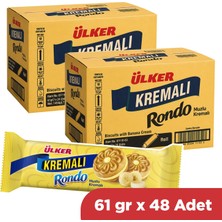Ülker Kremalı Rondo Muzlu Bisküvi 61 gr x 48 Adet (2 Koli)